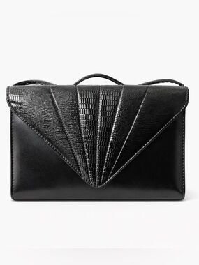 Vintage 80’s Stocko Textured Leather Shoulder Bag